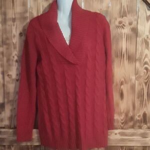 Style & Co. Med Red Sweater